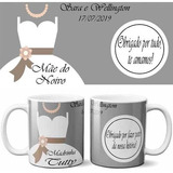 Estampas Casamento Noivo Noiva Padrinhos Sublimação Canecas