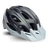 Casco Mtb Raleight Modelo R15 Negro Y Gris L 58/61cm