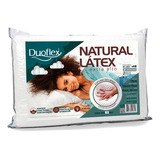 Kit 3 Travesseiro Duoflex Natural Látex Extra Alto