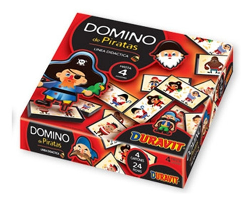 34 Juego Domino Piratas Fichas Plasticas Duravit