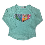 Remera Nena Manga Larga Children's Place Talle 4 Sweet