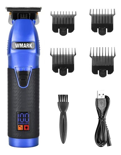 Maquina De Acabamento Wmark Ng318 Azul Sem Fio Display Led