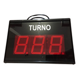 Turnero Full Electrónico Dígito 100mm Alto Gabinete Metálico