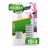 Pila Recargable Energizer 6aa Y 4aaa (10 Unidades)