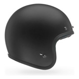 Casco Bell Custom 500 Certificado Vintage Café Racer Jet Color Negro Tamaño Del Casco L