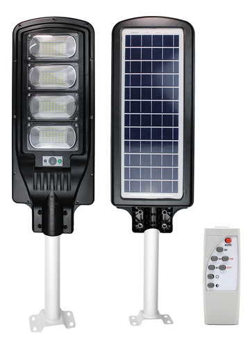 Luminária Solar Led 200w Pública Rua Poste Frio Com Haste