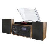 Boytone Bt-58w Tocadiscos Bluetooth Con Reproductor De Cd, .