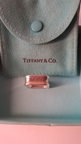 Anillo Tiffany Cuadrado Plata