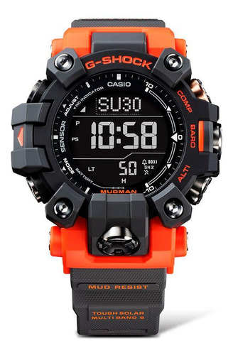 G-shock Mudman: Barro, Resistencia De 200 M., Altim., Barô. Término E