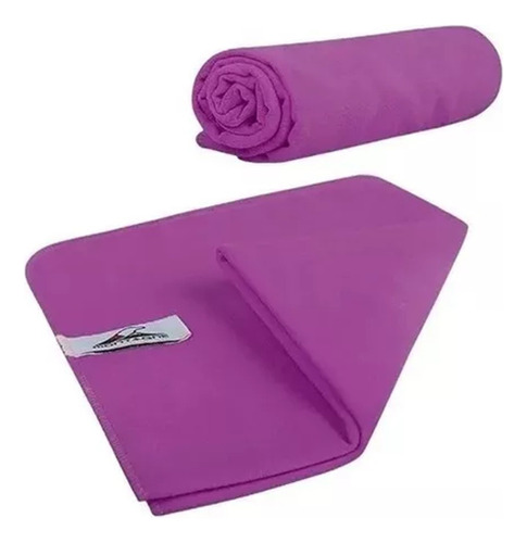 Toalla Deportiva Montagne Chica Secado Rapido Absorvente Color Violeta Soft Towel