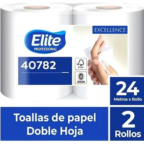 Toalla Nova Toalla De Papel Elite 2 Rollos De 24 Metros