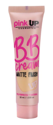 Bb Cream Matte Finish Pink Up Con Color Maquillaje Ligero