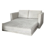 Sofa Sillon Cama De 2 Plazas En Chenille