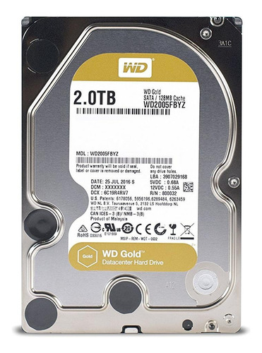 Wd Disco Duro Oro 2tb: Donde La Velocidad Y La Confianza