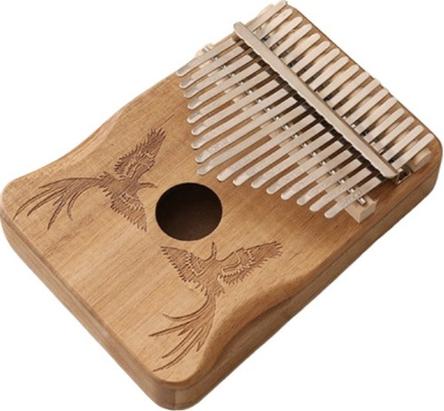 17 Teclas Kalimba Dedo Piano Instrument Pulgar