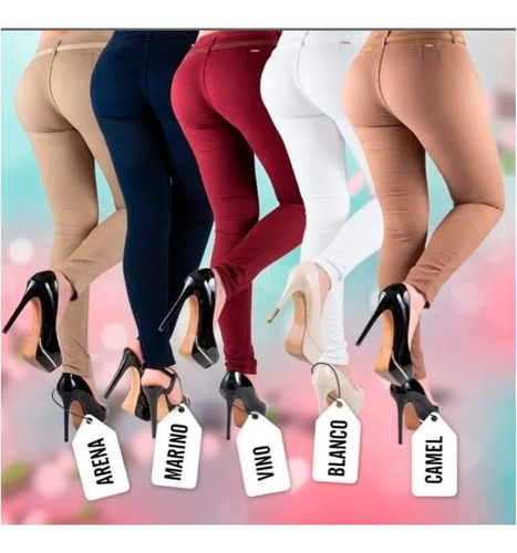 Jeans Dama Colombiano De Color