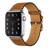 Pulseira De Couro Para Apple Watch 38mm 42mm 40mm 44mm