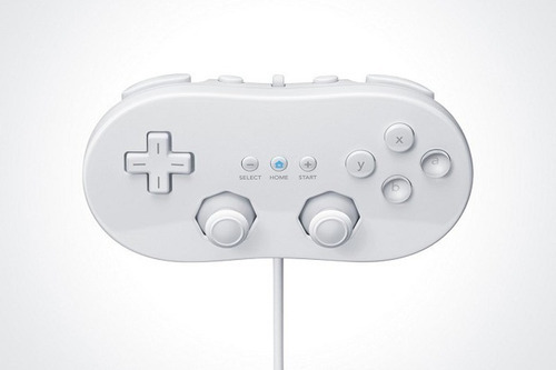 Controlador Nintendo Wii Classic En Blanco O Negro Inmediato