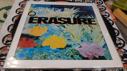 Erasure Drama Vinilo Maxi Usa 89 Impecable La Version Que Va