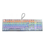 Teclado Gaming Game Factor Kbg400-wh-rd