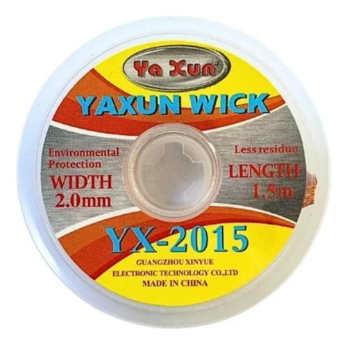 Malha Dessoldadora Dessolda Solda Cobre Yaxun Yx-2015 2.0mm