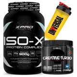 Kit Massa Muscular Iso-x 900g + Creatine Turbo 150g + Brinde