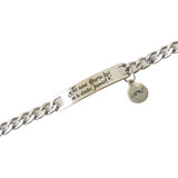  Pulsera Manilla Esclava En Acero Personalizada 