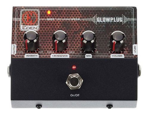 Pedal Para Bajo Eden Glowplug Pro Bass Tube Warmer Valvular