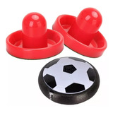 Balon Flotante De Mesa Tipo Hockey Juego De Niños Color Negro