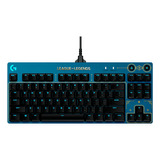 Teclado Pc Gamer Mecanico Logitech Pro Edicion Lol Rgb Fact 