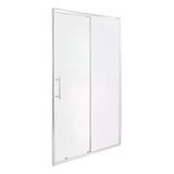 Mampara Ducha 120x185cm Vidrio Templado Seguridad Baño