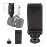 Sapata Suporte Celular Clipe Adaptador Dual Nuts Câmera Dslr