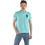 Camisa U.s. Polo Custom Fit Multicolor En Algodón De Hombre