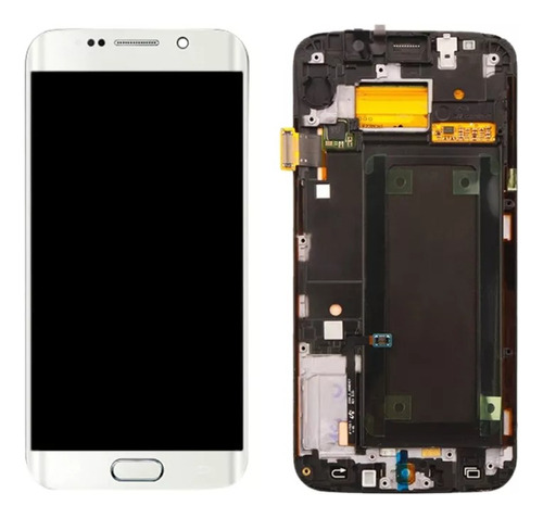 Pantalla Lcd  Y Touch Samsung S6 Edge Blanco