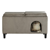 Cama Otomana Moderna Para Mascotas 32 Ancho, 32x16x18.8, Cen