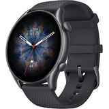 Smartwatch Amazfit Gtr 3 Reloj Inteligente Gps Deportivo Negro Malla Silicona Negra Material Amoled Tamaño 1.39  Resolución 454x454 Dimensiones 45,8x45,8x10,8 Mm Cuerpo Material Aleación De Aluminio