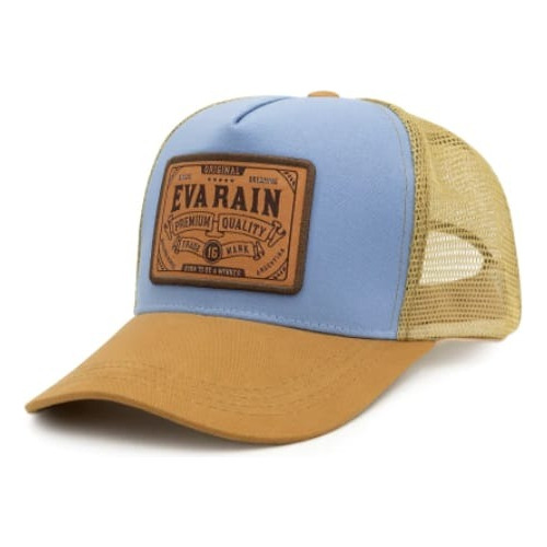 Gorra Gabardina Trucker Vintage Retro Tendencia Premium Oro