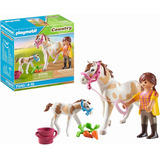 Playmobil Caballo Con Potro