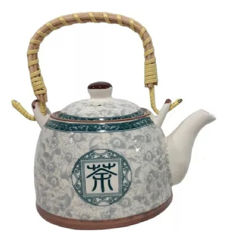 Tetera Porcelana China Infusor Metal 800 Ml - La Aldea