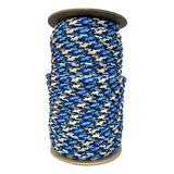 Soga Polipropileno Náutico 8mm X 30 Metros Camuflado Azul