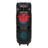 Torre De Sonido Aiwa Con Bluetooth De 100/240v Aw-t600d-sn Color Negro
