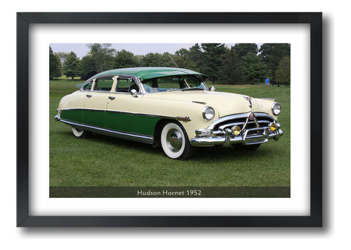 Quadro Carro Antigo Hudson Hornet 1952 Tipo Paspatur A2