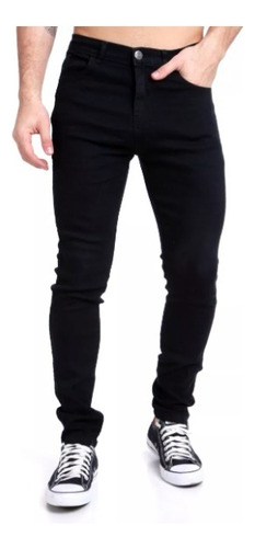 Pantalon Jean Elastizado Negro 