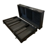 Case Combo Para 2 Cdj3000 + Djmv10 Pioneer Black Com Rodas