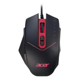 Mouse Gamer Acer Nitro Led Vermelho 4200 Dpi Nw120
