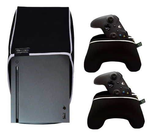 Kit 1 Funda Consola Vert. Xbox Serie X + 2 Fundas Joystick