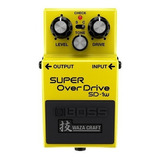 Pedal Para Guitarra Boss Sd-1w Super Overdrive Waza Craft Cor Amarelo