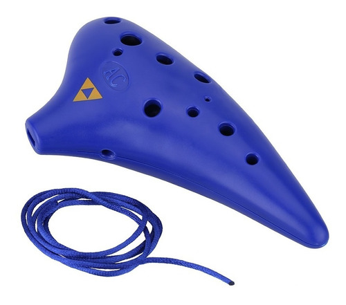 Instrumento Musical 12 Agujeros Plástico Ocarina Flauta Alt