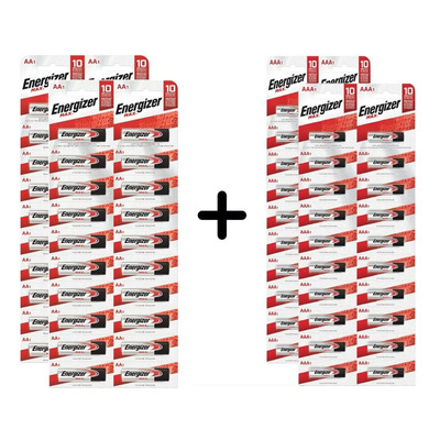 Combo Pila Alcalina Energizer MAX - 40 AA + 40 AAA | Envío gratis