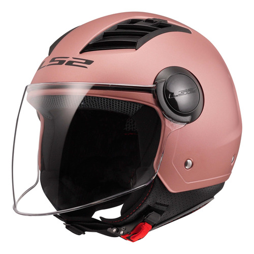 Casco Ls2 Of 562 Airflow Rose Matt Nuevo Modelo Moto Delta